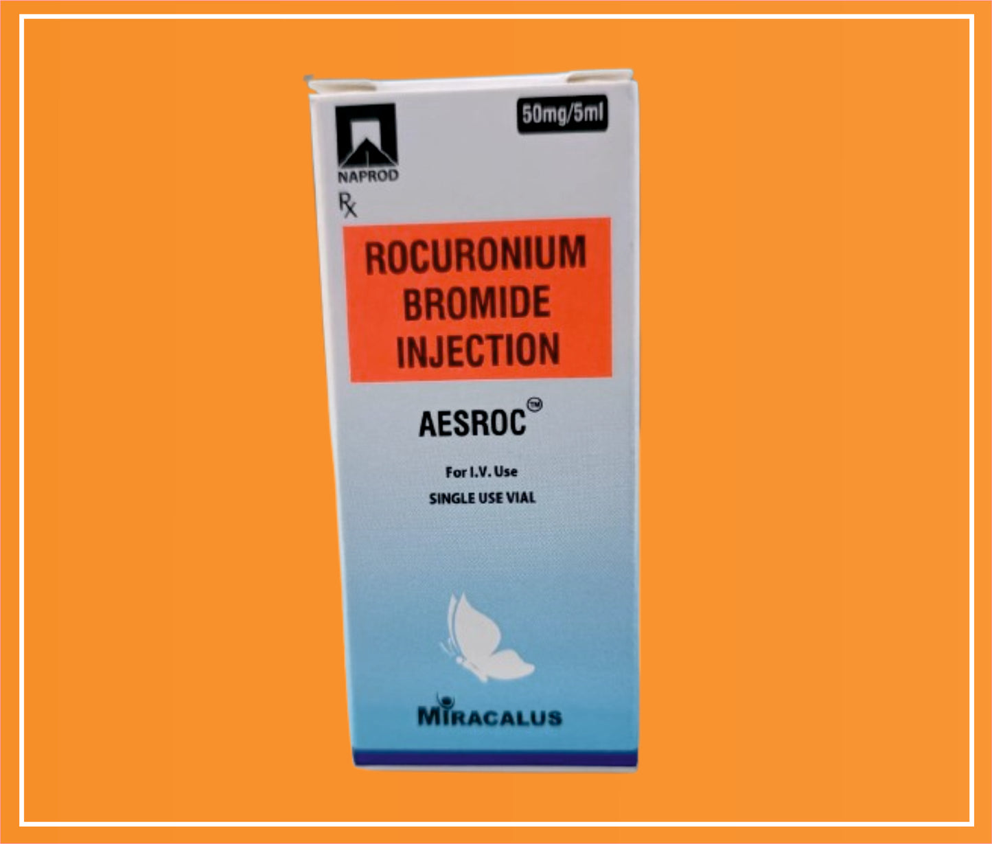 Aesroc 50Mg/5Ml  ( Rocuronium (50Mg) ) by Naprod