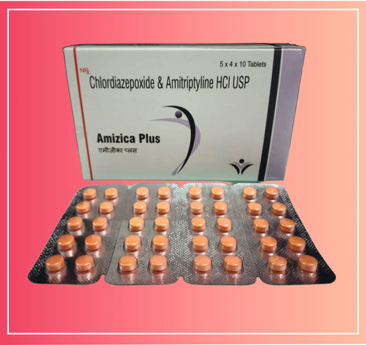 Chlordiazepoxide 10, Amitriptyline Hcl 25 {Rate of 10 Tab} by Dellwich