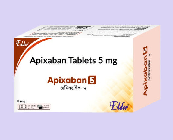 APIXABAN 5 TABS 10'S ( Apixaban 5mg ) by Elder