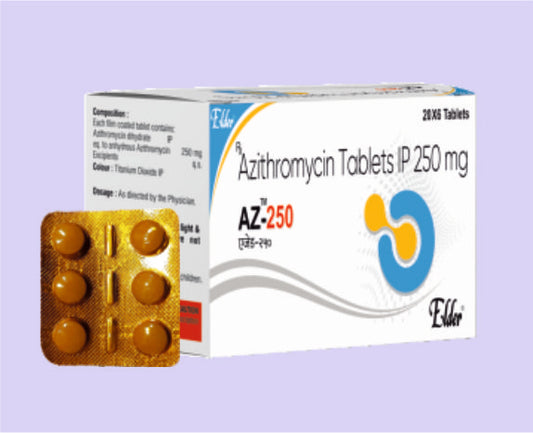 AZ 250MG TABS 6'S ( Azithromycin 250 mg ) by Elder
