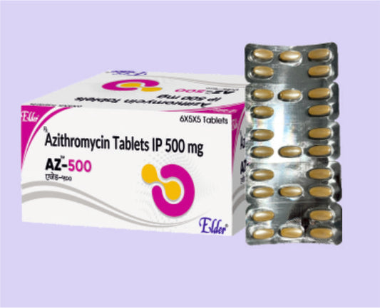 AZ 500 TABS 5'S 5'S ( Azithromycin 500 mg ) by Elder