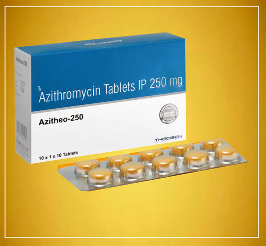 AZITHEO 250 TAB 6'S ( Azithromycin (250Mg) ) By Theon