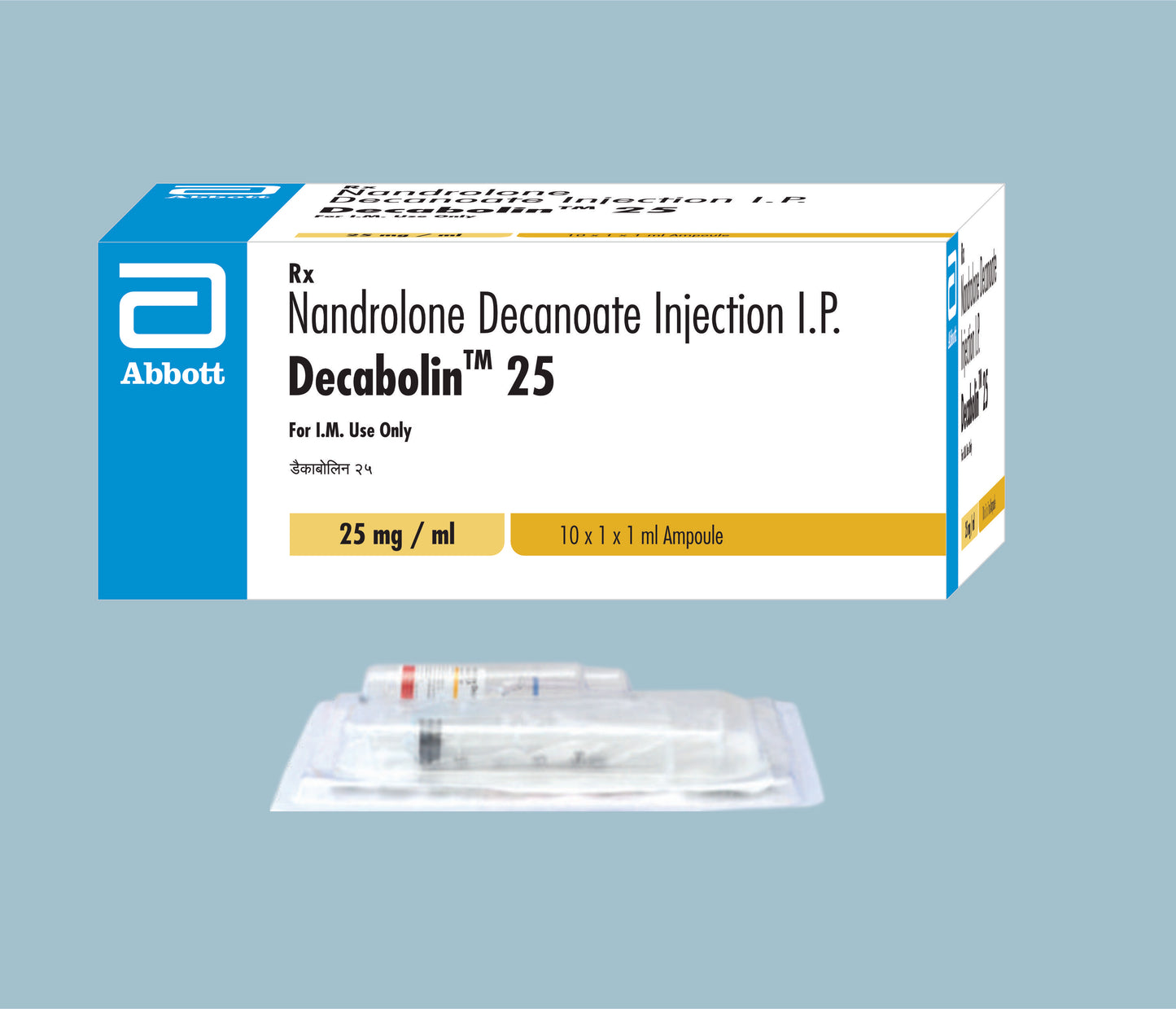 Decabolin 25 Injection 1ml (1 ml) (Nandrolone Decanoate 25mg) by Abbott