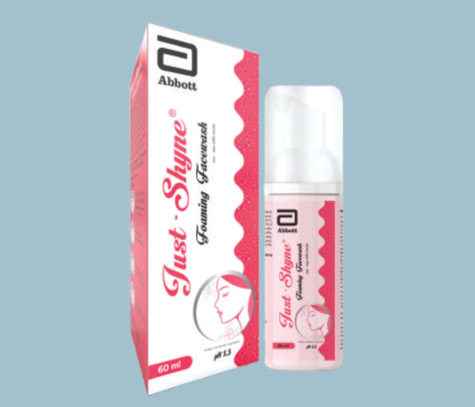 Just Shyne Facewash 60ml Salicylic Acid Foaming Facewash by Abbott