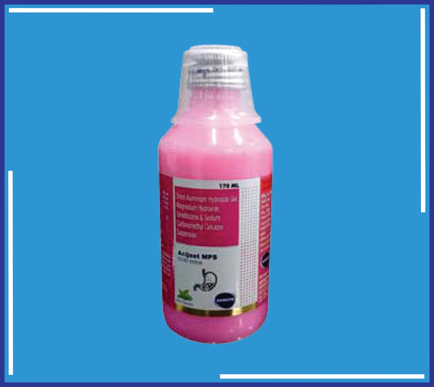 Acijeet 170Ml ( Aluminium Hydroxide 200Mg + Magnesium Hydroxide Ip 200Mg + Simethicone Ip ( Activaed Dimethicone) 25Mg ) pack 170ml by Kemsyn