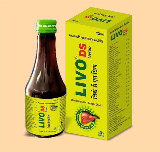 Livo-Ds Syrup 200Ml 200 MLAyurvedic Liver Tonic by Alkem