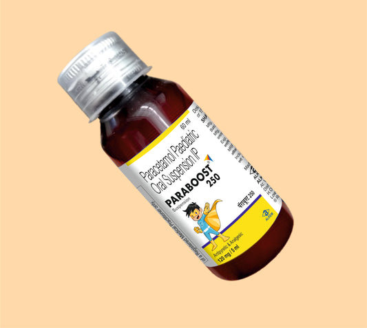 Paraboost 250 Suspension (60Ml) 60 MLParacetamol 250 Mg / 5 Ml by Alkem