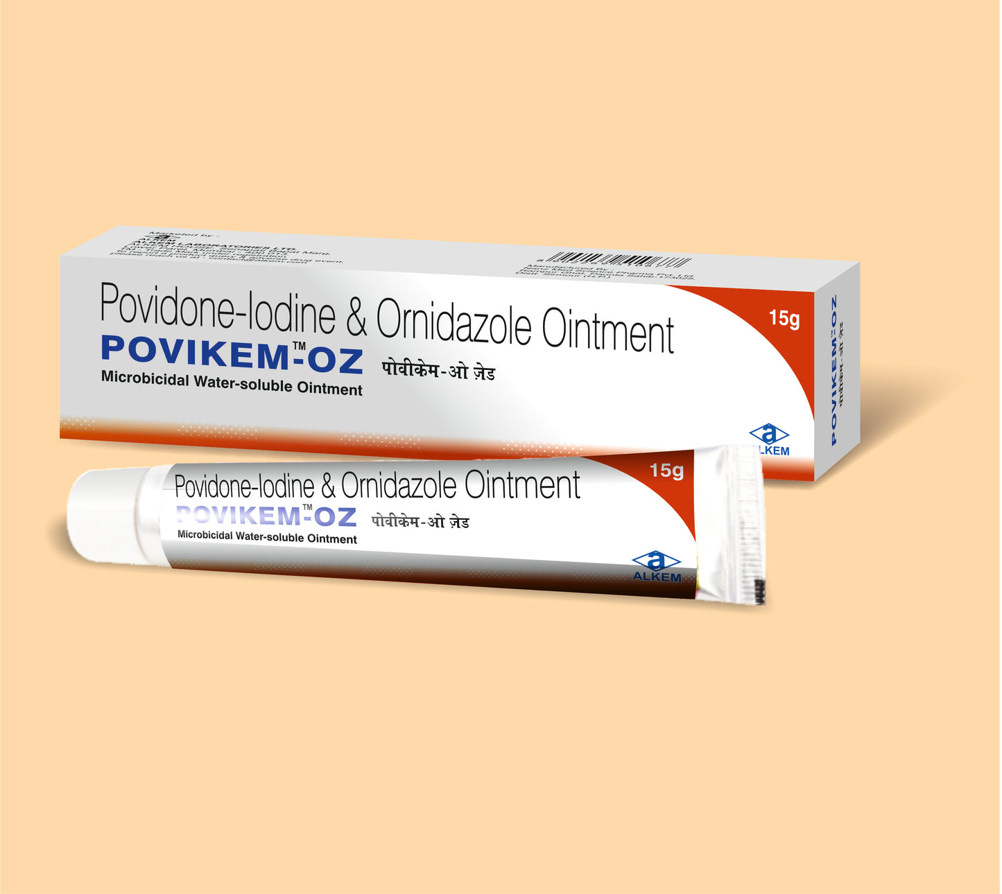 Povikem-Oz (15G) 15GmPovidone – Iodine + Ornidazole Ointment by Alkem