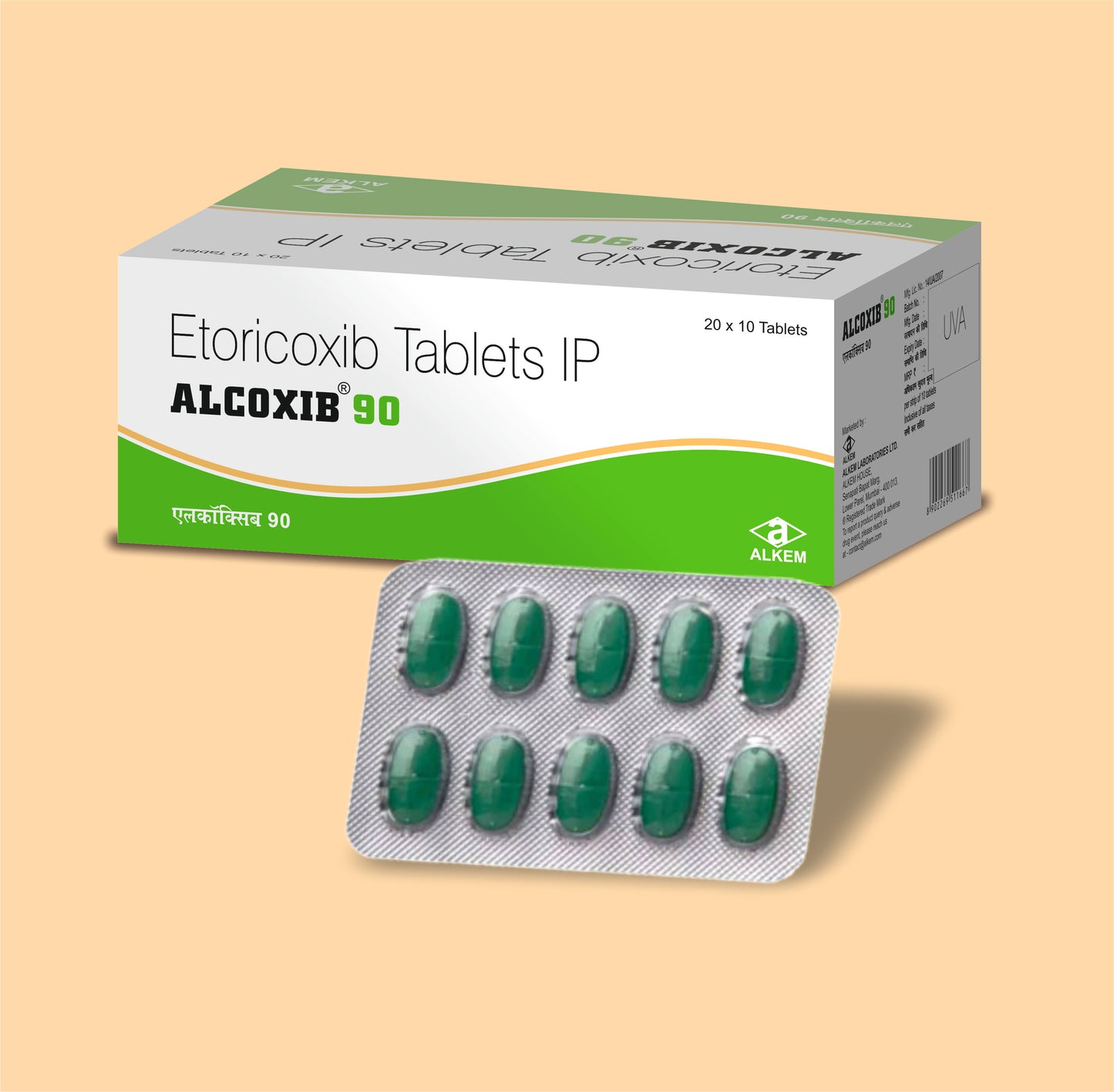 ALCOXIB 90 (10'S) (Etoricoxib 90 mg) by Alkem