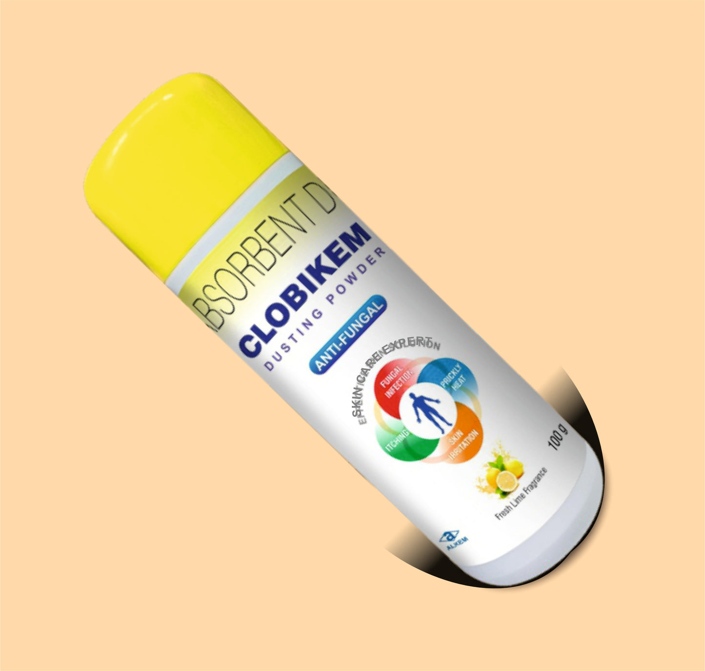 Clobikem Dusting Powder (100gm Clotrimazole 1% by Alkem