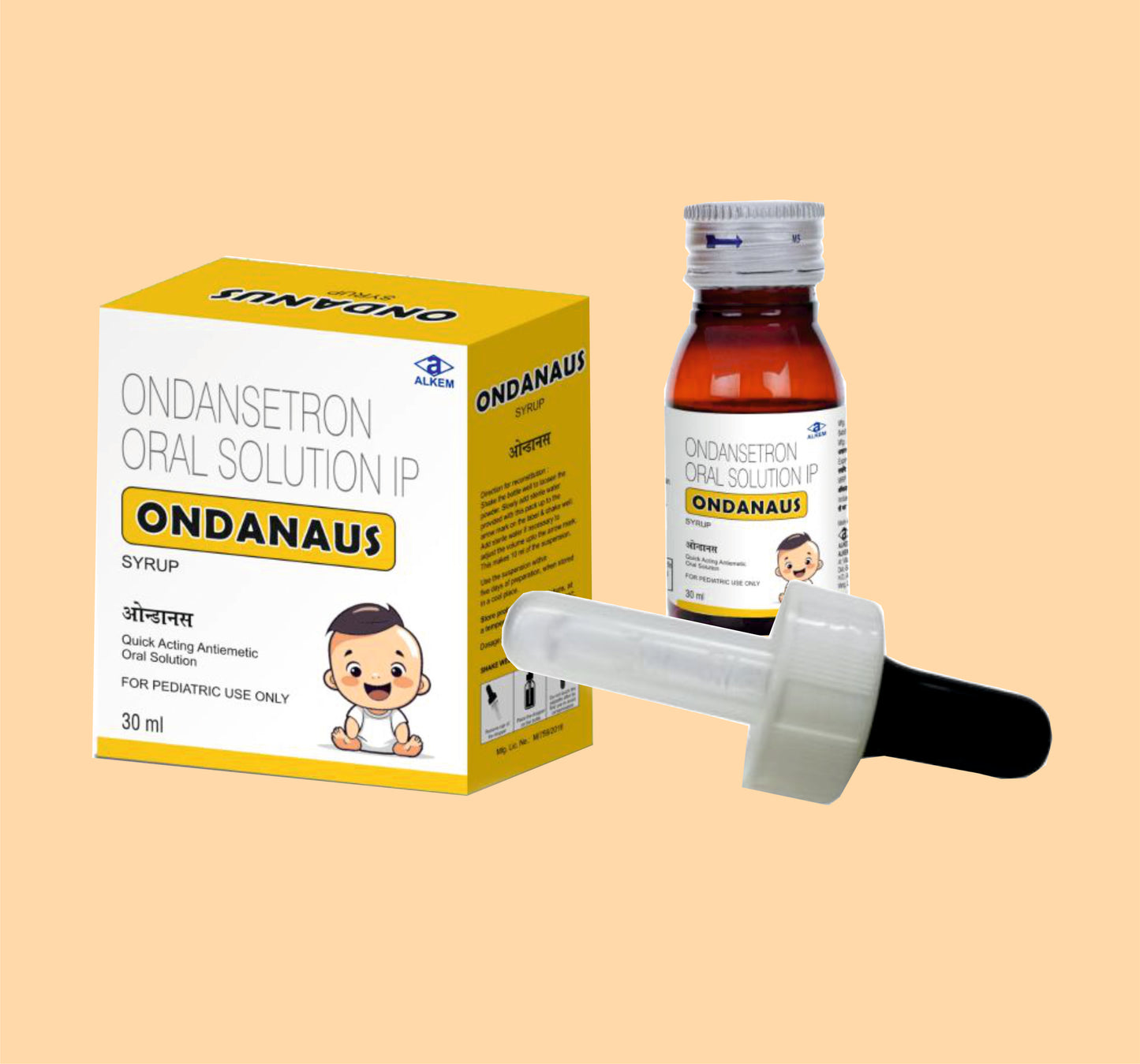 Ondanaus Syrup 30 mlOndansetron 2 Mg by Alkem