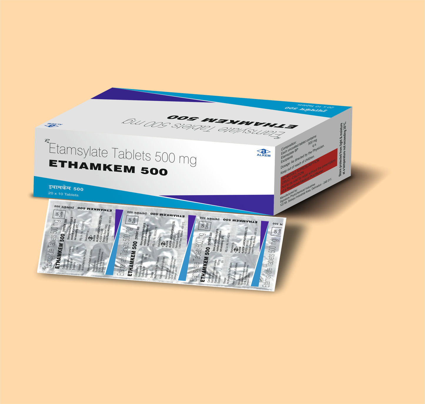 Ethamkem 500 (10's Etamsylate by Alkem