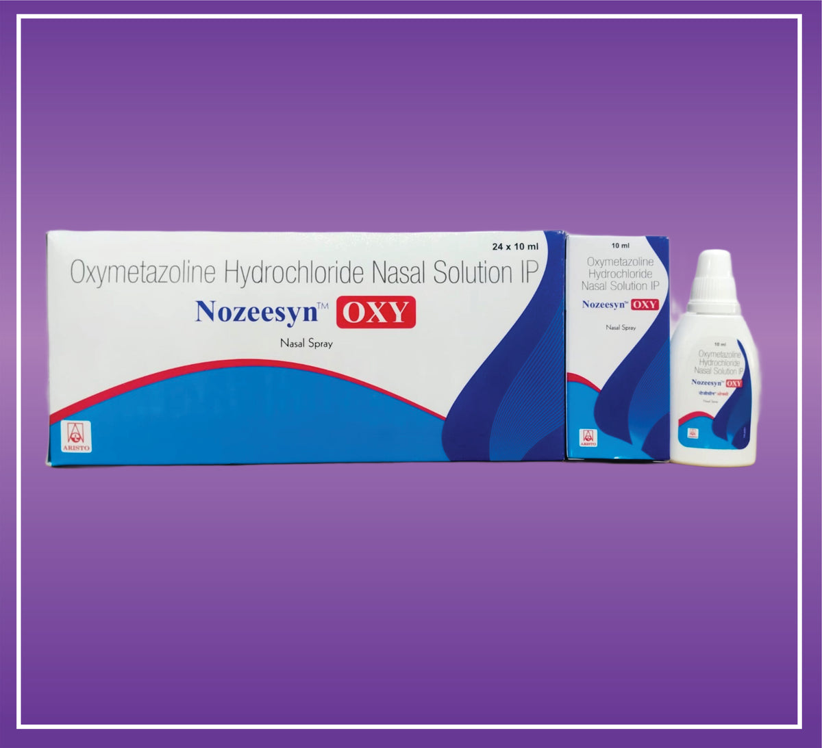 Nozeesyn-Oxy Nasal Spray (10Ml) Oxymetazoline 0.05% w/v Nasal Spray by Aristo