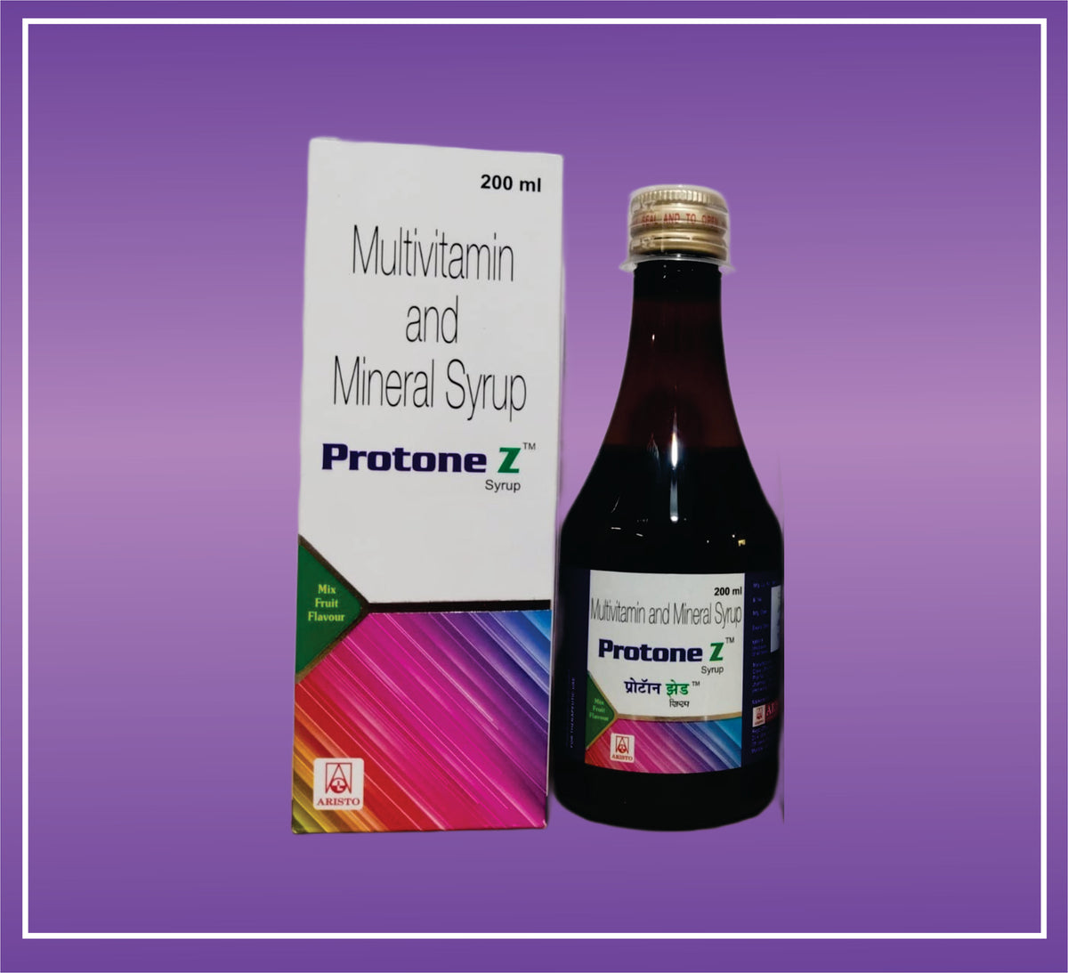 Protone Z Syrup (200ml) Multivitamin & Mineral With Zinc Syr by Aristo