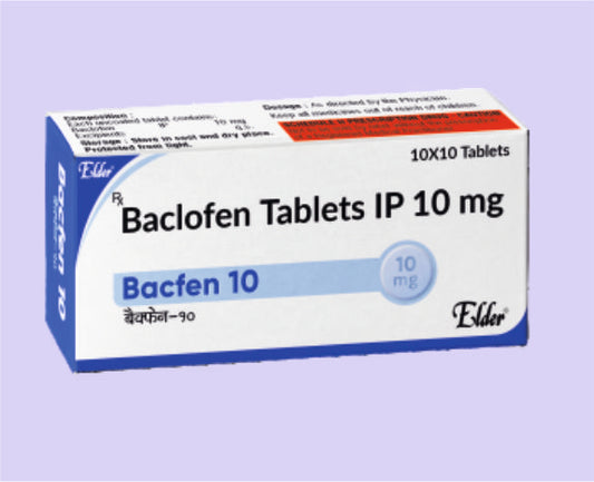 BACFEN 10 TABS 10'S ( Baclofen 10mg Tab ) by Elder