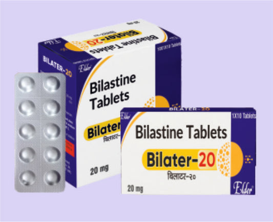 BILATER 20 TABS 10'S ( Bilastine 20mg ) by Elder