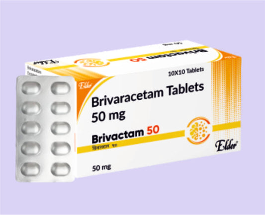 BRIVACTAM 50 TABS 10'S ( Briveracetam 50 mg ) by Elder