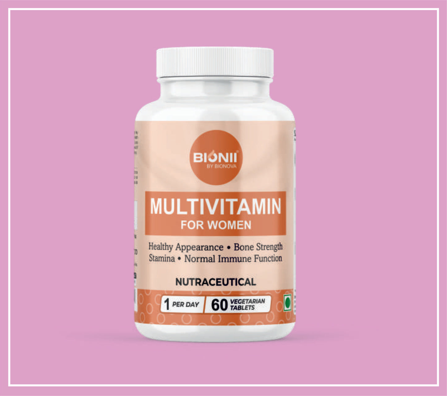 MULTIVITAMIN-WOMEN TABS 60's (12 vitamins and 11 minerals fortified with natural extracts of shatavari, ashwagandha and soy isoflavones) by Bionova