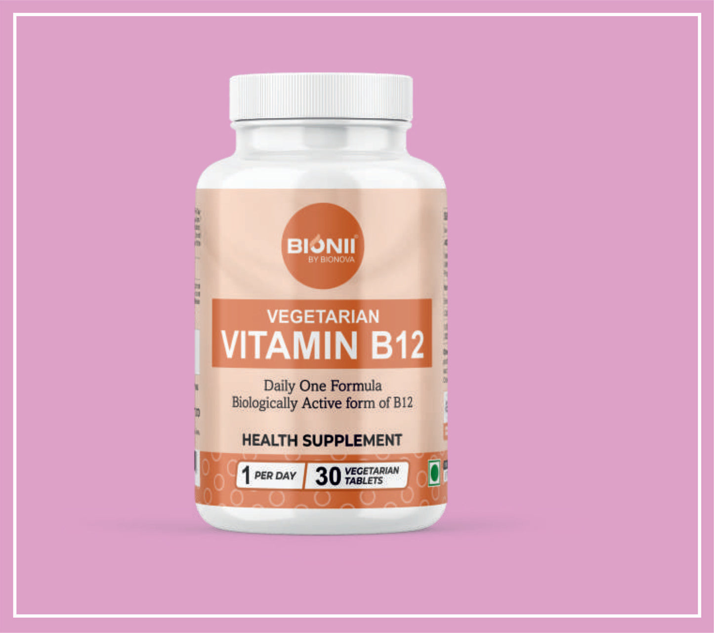 VITAMIN B12 TABS 30's (Vitamin B12-2.5 mcg) by Bionova