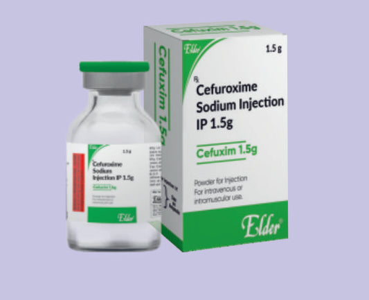 CEFUXIME  1.5GM INJ VIAL ( Cefuroxime Sodium 1.5g ) by Elder
