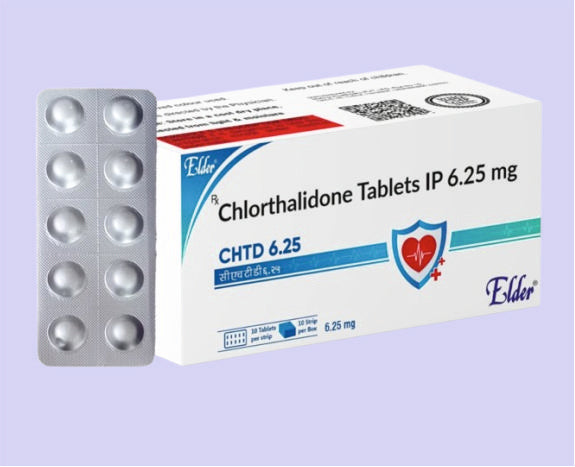CHTD 6.25 TABS 10'S ( Chlorthalidone 6.25mg ) by Elder