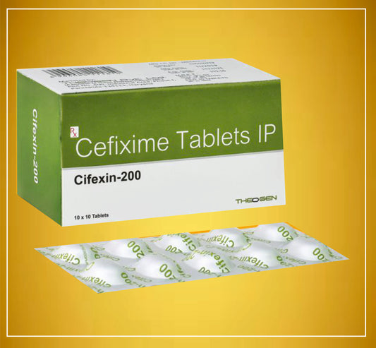 CIFEXIN-200 TAB ALU-ALU 10'S ( Cefixime (200Mg) ) By Theon