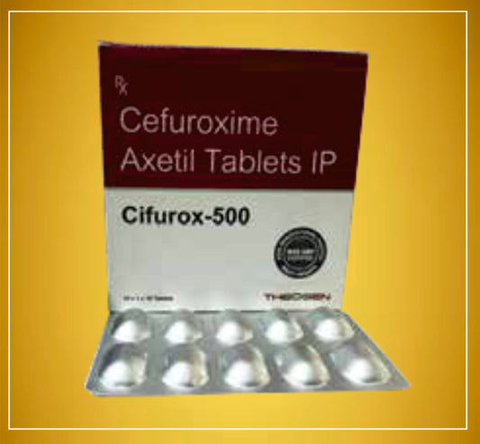 CIFUROX-500 TAB 10'S ( Cefuroxime (500Mg) ) By Theon