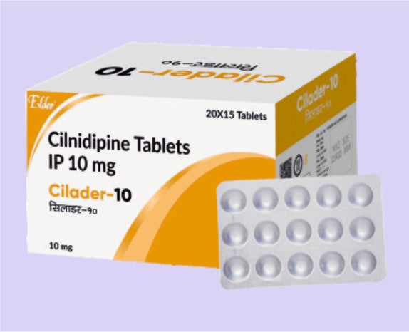 CILADER 10 TABS 15'S ( Cilnidipidine 10mg ) by Elder