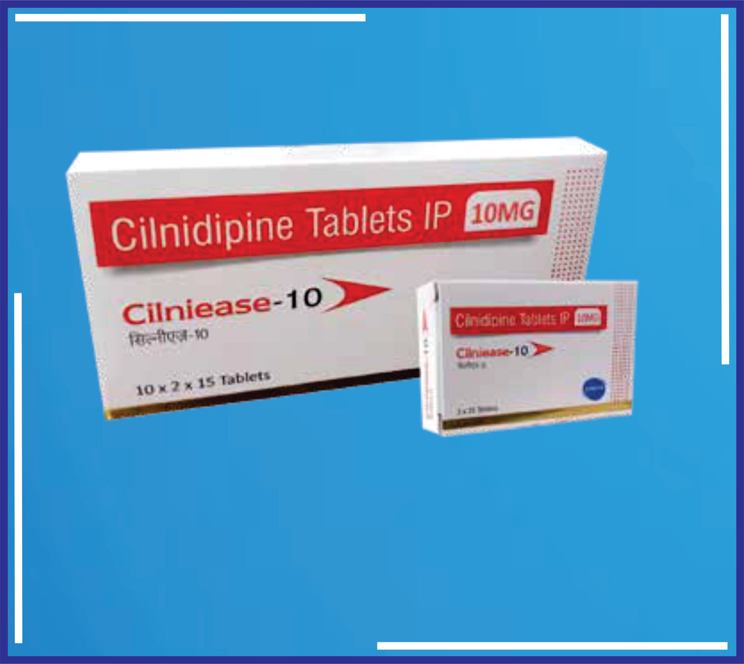 Cilniease -10 Tab ( Cilnidipine Ip 10Mg ) pack 10x2x15 by Kemsyn