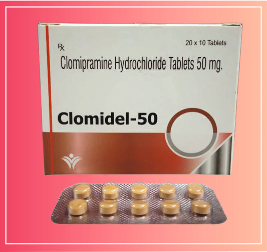Clomipramine Hcl 50 {Rate of 10 Tab} by Dellwich