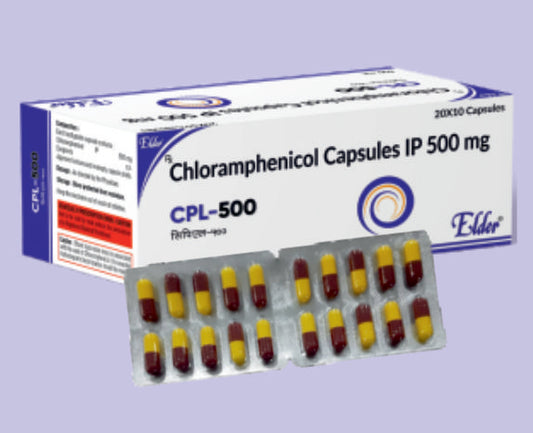 CPL 500MG CAPS 10'S 10'S ( Chloramphenicol 500mg ) by Elder