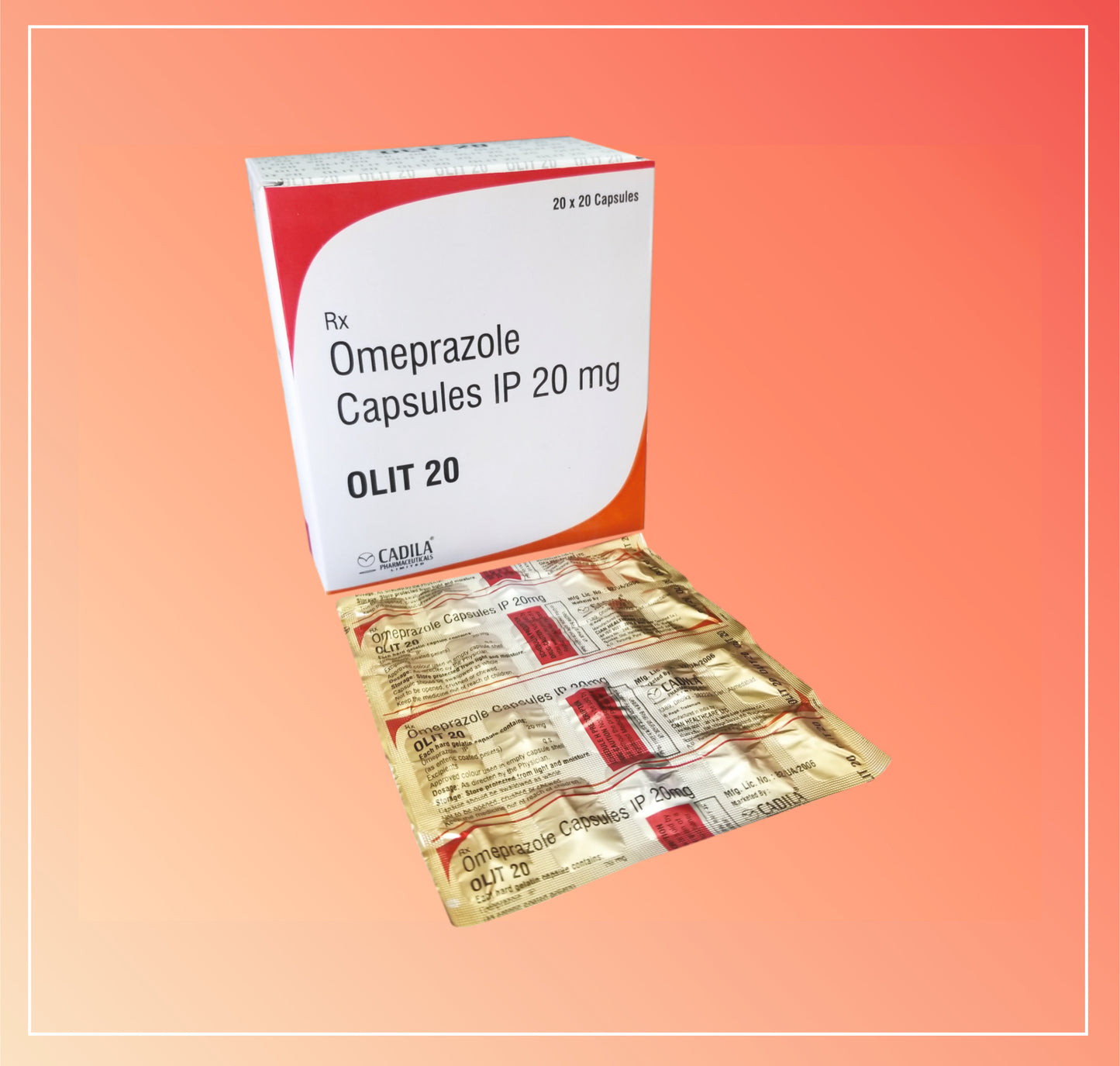 OLIT 20 CAP (20x20 C) Omeprazole 20mg