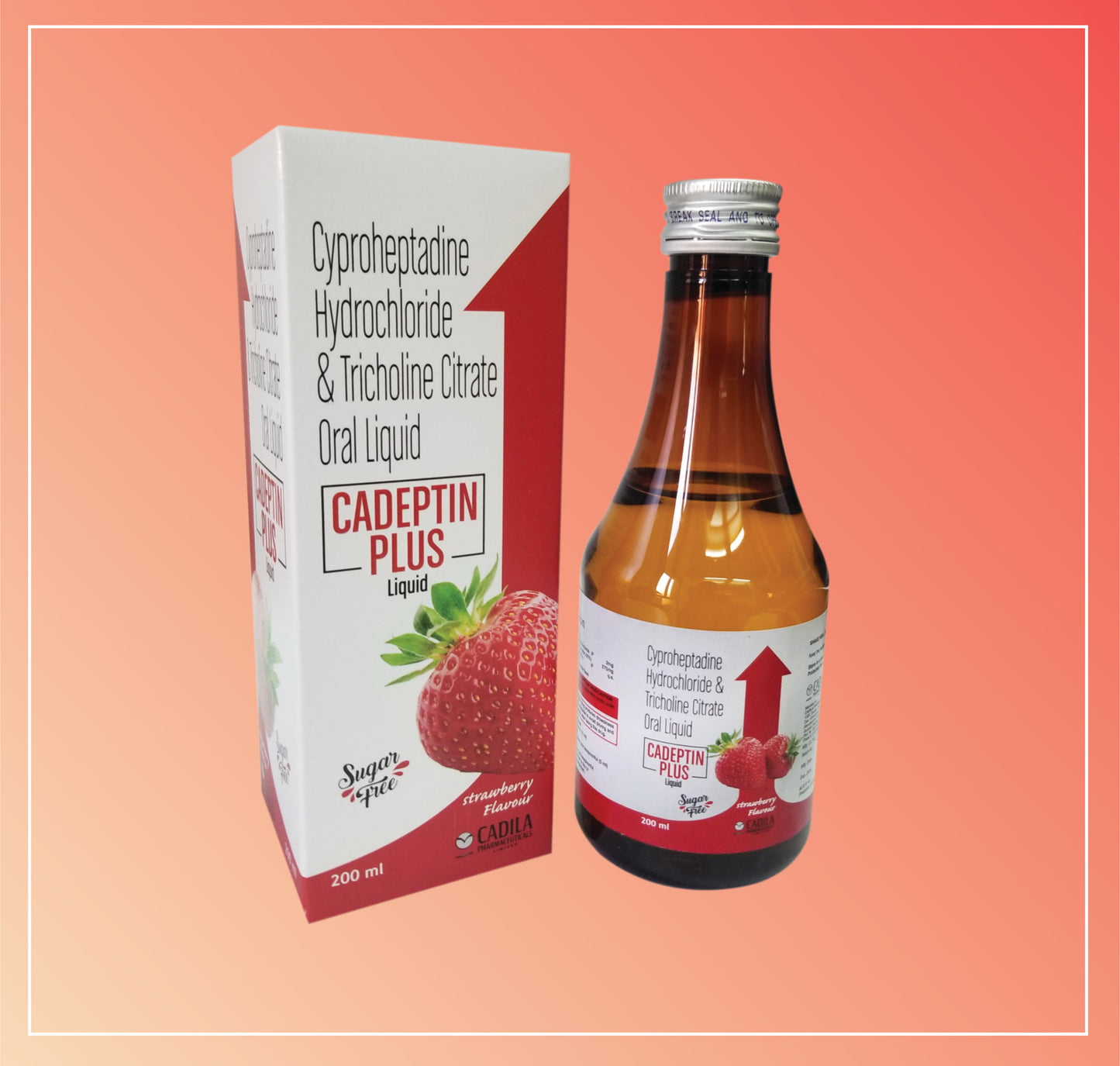 CADEPTIN PLUS LIQUID (200 ML) Cyproheptadine Hydrochloride 2 mg + Tricholine Citrate 275 mg
