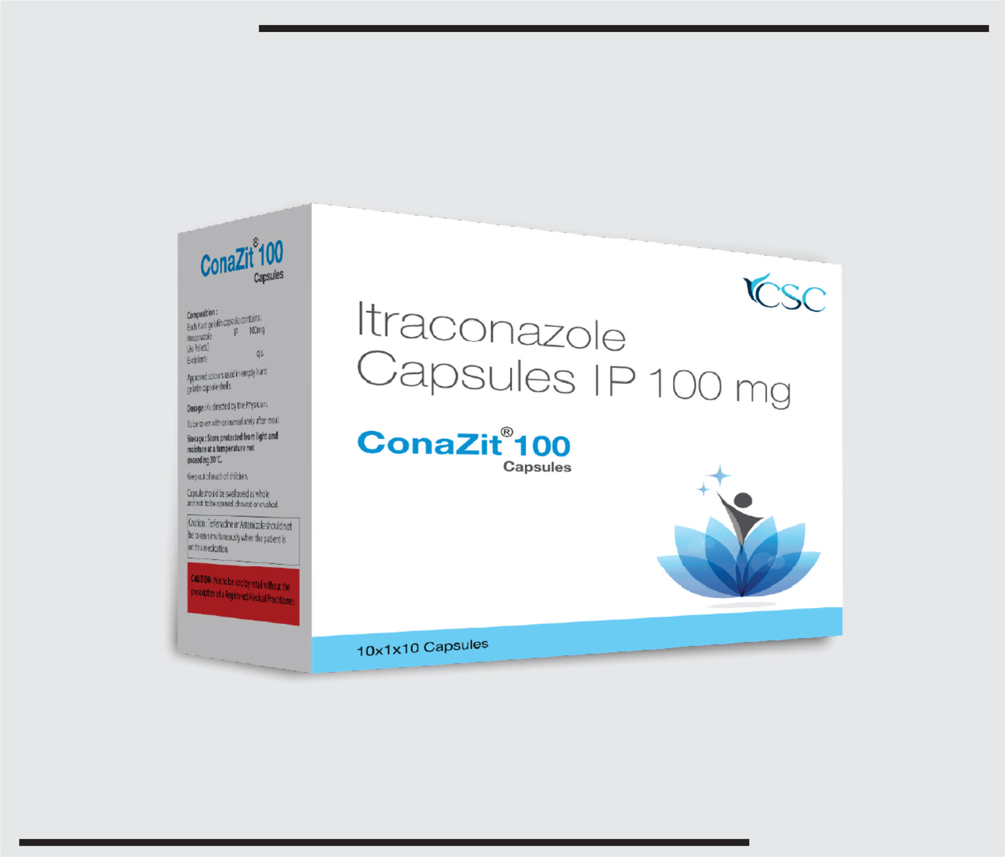 Conazit 100 (10x1x10) Itraconazole 100 mg by CSC