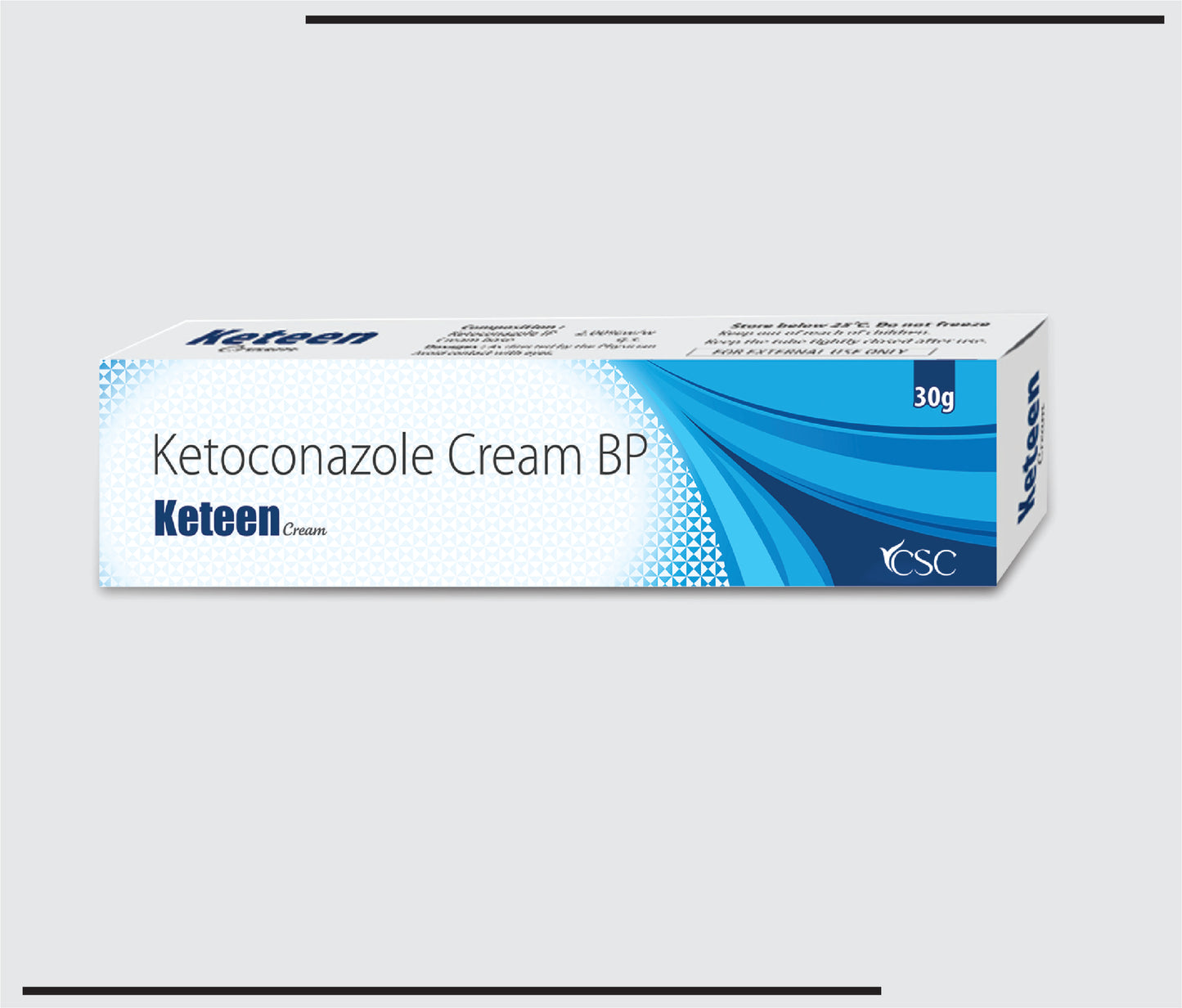 Keteen Cream (30g) Ketoconazole Cream 2.00% w/w by CSC