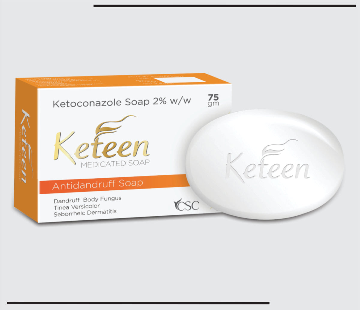Keteen Soap (75g) Ketoconazole 2% Soap by Csc