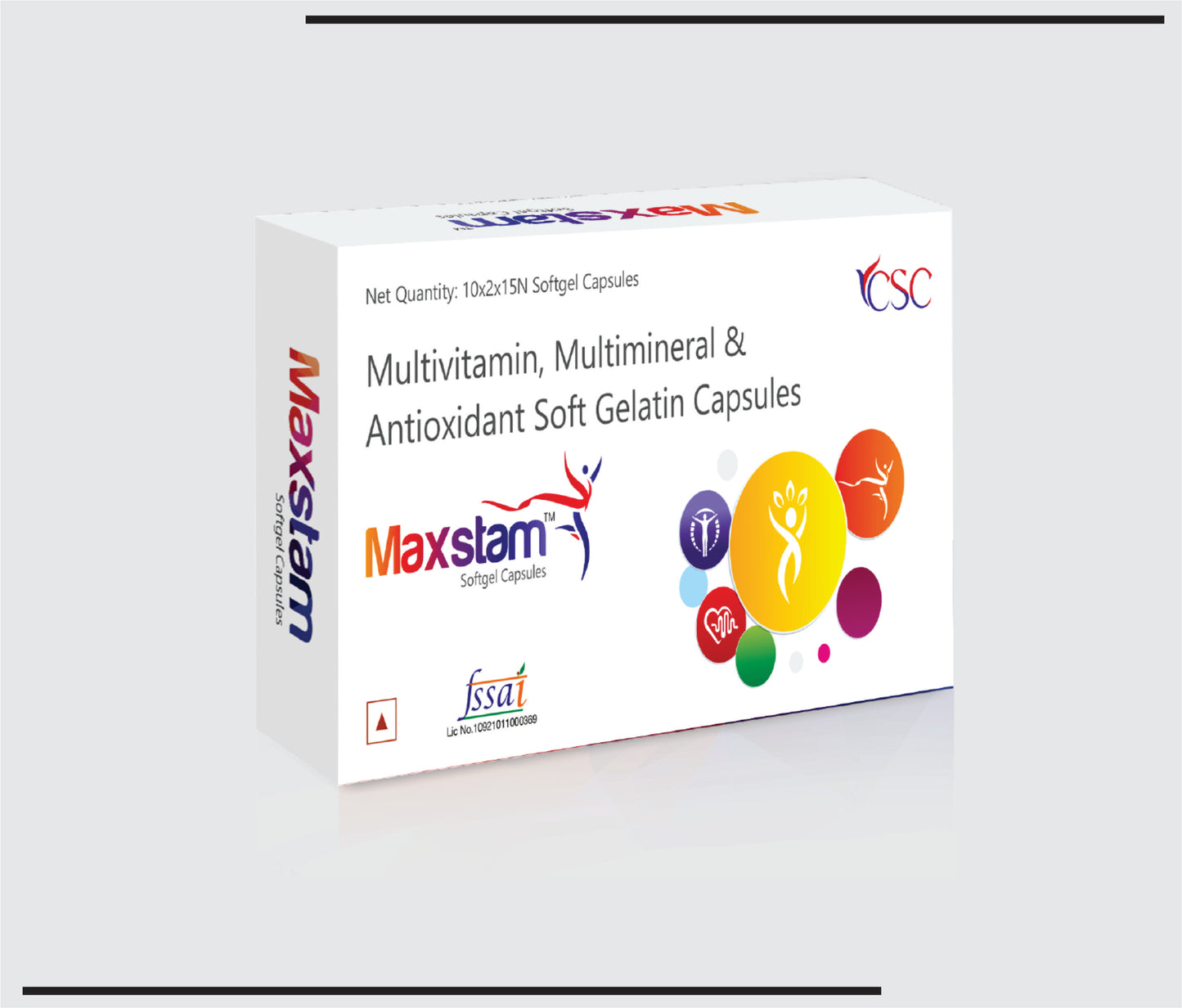 Maxstam (10x2x15)Antioxidant+Multivitamin & Multiminerals by CSC