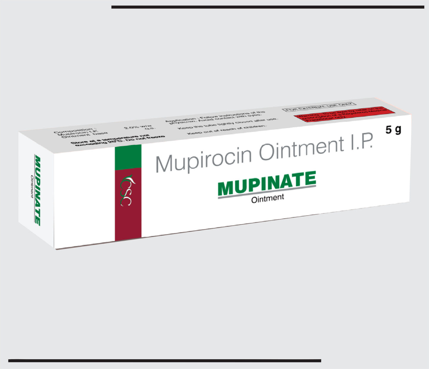 Mupinate (5g) Mupirocin 2.0% w/w by CSC