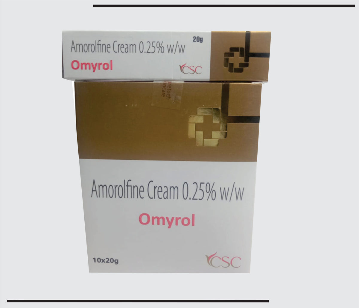 Omyrol (20g) Amorolfine 0.25% w/w Cream by Csc