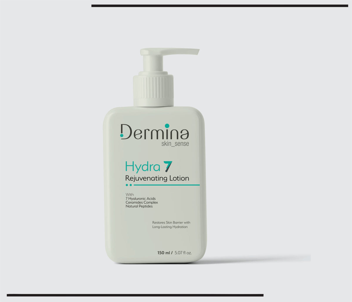Hydra 7 Rejuvenating Lotion (150ml ) Hyaluronic Acid, Ceramide Complex, Natural Peptides Lotion by Csc