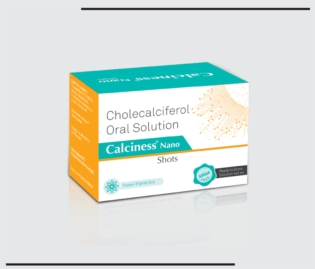 Calciness Nano Shots (5 ml) Cholecalciferol 60,000 IU by Csc