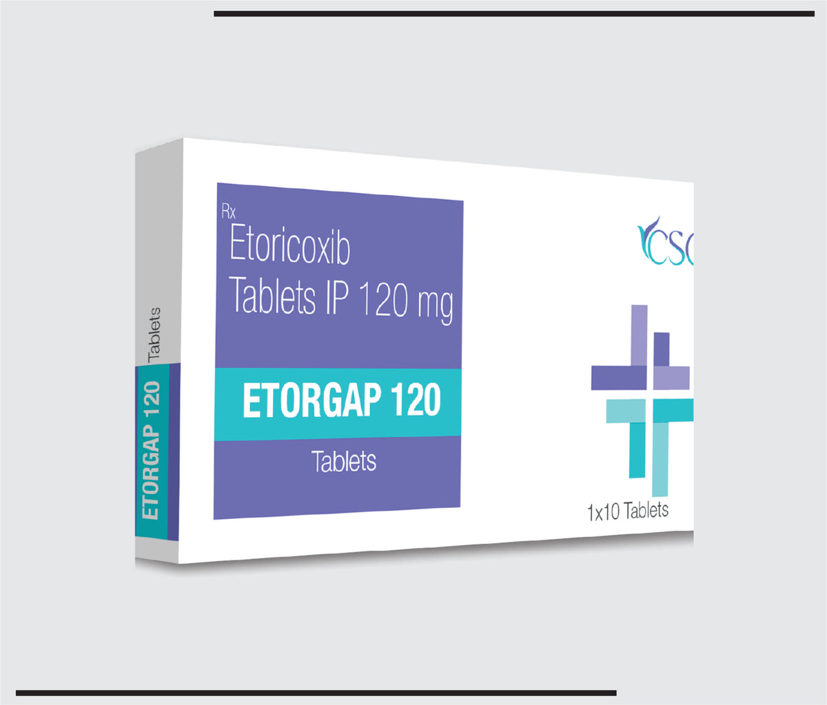 Etorgap 120 (10x1x10) Etoricoxib 120 mg by Csc
