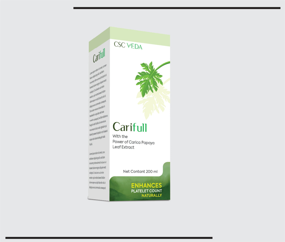 Carifull Syrup (200 ml ) Supports Platelet Count by Csc