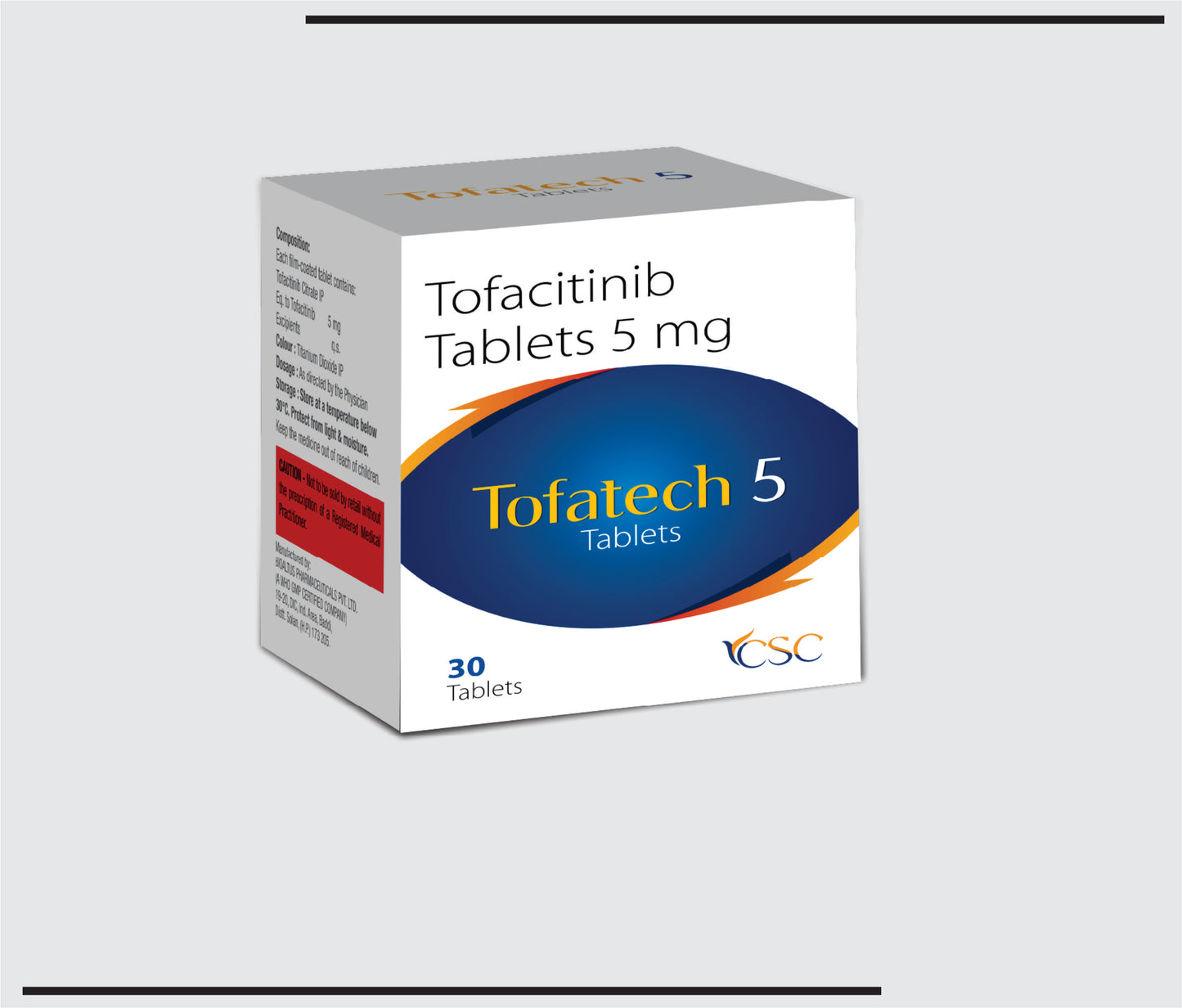 Tofatech -5 (10x1x30) Tofacitinib 5 mg Tab by Csc