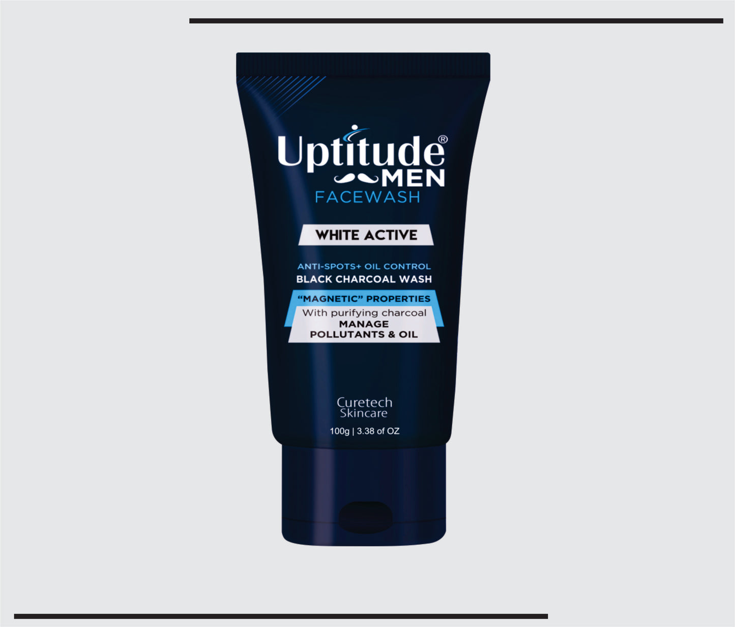 Uptitude Charcoal Facewash 100g (100 gm) Men Charcoal Facewash by CSC