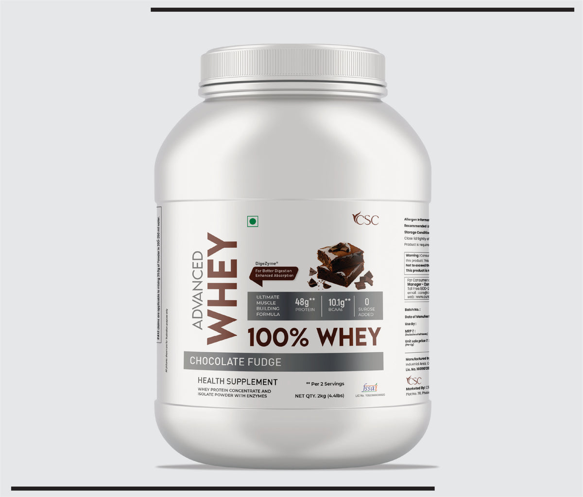 CSC Advance Whey 2LB (0.907gm) Protein Powder by Csc