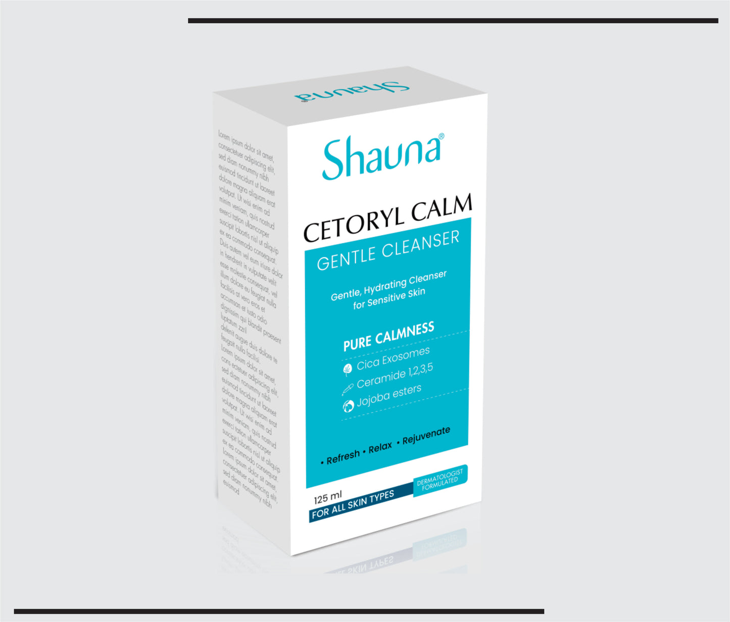 Shauna Cetoryl Calm 125 ml (125 ml ) Cica Extract, Ceramide & Glycerin by CSC