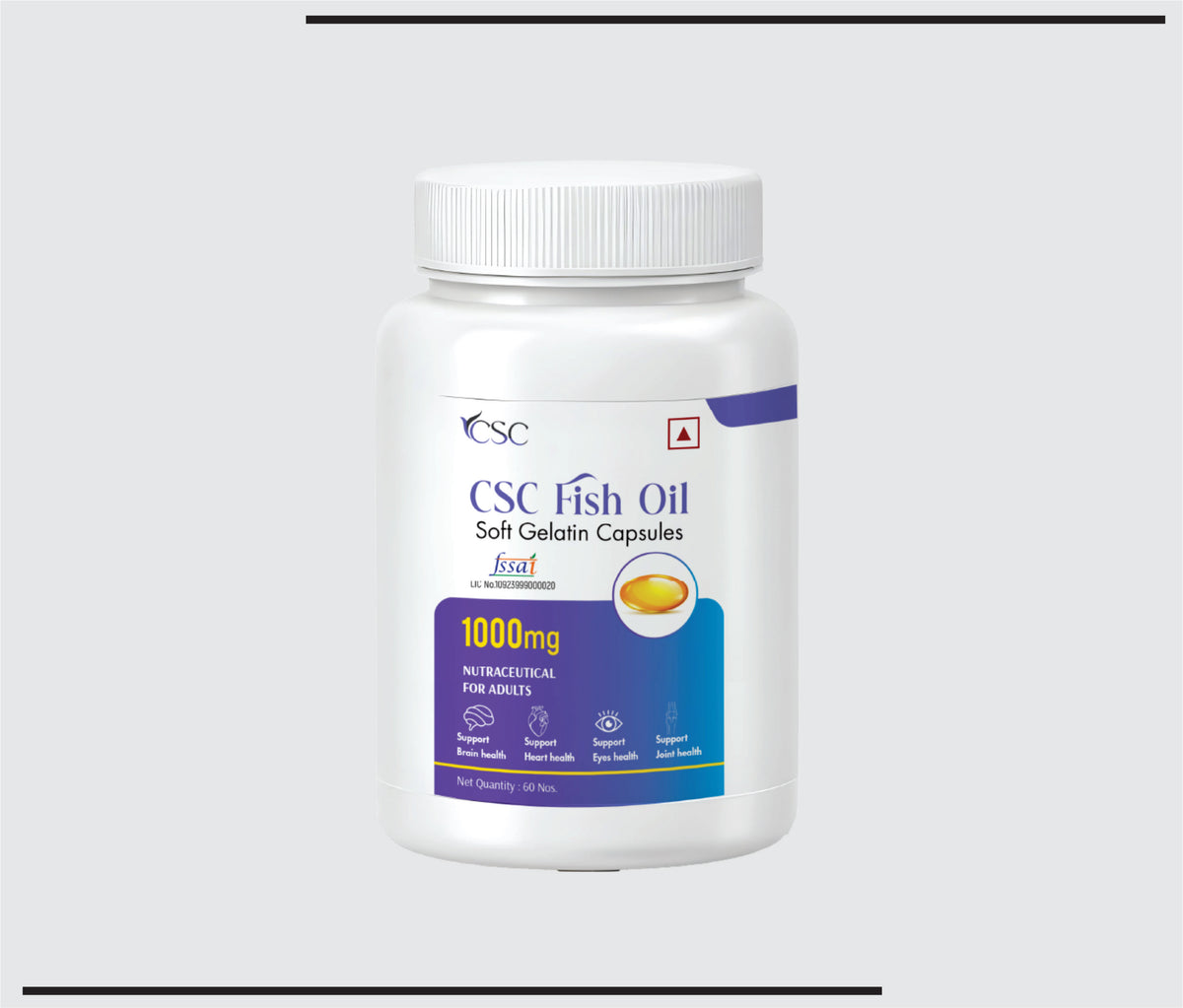 CSC Fish Oil 1000 mg (1x60) Fish Oil 1000 mg by Csc