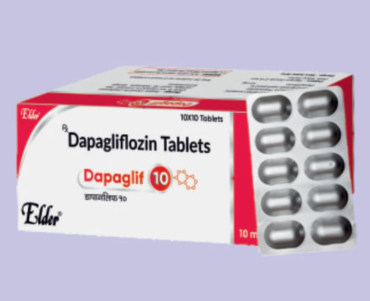 DAPAGLIP 10 TABS 10'S ( Dapagliflozin 10mg ) by Elder