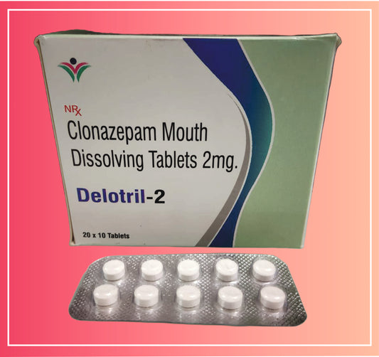 Clonazepam 2 (Md) {Rate of 10 Tab} by Dellwich